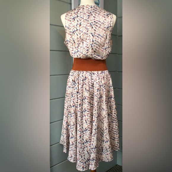 The limited sleeveless asymmetrical high low print midi dress 12 ⚡️SALE GUC - Picture 3 of 11